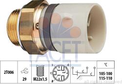 Facet Comutator, senzor Facet 7.5648 - compatibil Vauxhall, Opel (FACET75648)