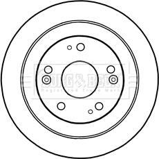 Delphi Frana disc Disc frana Delphi BG4773C - compatibil Honda (DELPHIBG4773C)