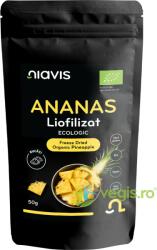 NIAVIS Ananas Liofilizat Bucati Ecologic/Bio 50g