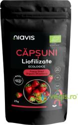 NIAVIS Capsuni Liofilizate Bucati Ecologice/Bio 25g