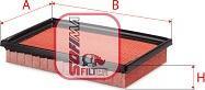 Sofima S 3D12 A - FILTRU AER - compatibil Toyota - Sofima-S 3D12 A (SOFIMAS3D12A)