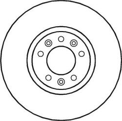 Bosch Frana disc Disc frana Bosch 0 986 479 266 (BOSCH0986479266)