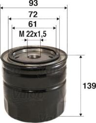 Valeo Filtru ulei Valeo 586055 - compatibil Peugeot, Iveco, Fiat, Citroën (VALEO586055)