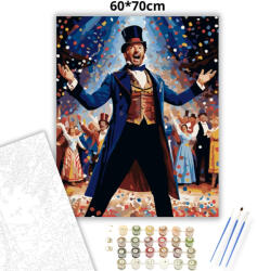  A legnagyobb showman - számfestő készlet - 60×70 cm (Keret nélkül)