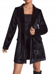 Shein Ruha Velúr Blézer Fekete Gombokkal S_c (sz2309252525127145)