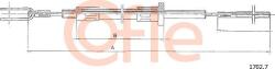 Cofle Comanda ambreiaj Cablu ambreiaj Cofle 1702.7 - compatibil Iveco (COFLE17027)