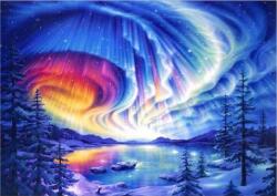 NORIMPEX - Puzzle Tablou Diamant: Aurora boreală 30x40cm - 1 - 39 piese