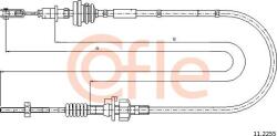 Cofle Comanda ambreiaj Cablu ambreiaj Cofle 11.2255 - compatibil Peugeot, Toyota, Citroën (COFLE112255)