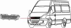 Covind Elemente caroserie, Aripa, Bara protectie Partea frontala, Grila radiator Covind D09/120 - compatibil Iveco - Covind-D09/120 (COVINDD09120)