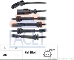 Facet Control al dinamicii de rulare Facet 21.0146 - compatibil Nissan, Renault, Opel, Vauxhall (FACET210146)