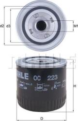 Mahle Filtru ulei Mahle OC 223 (MAHLEOC223)