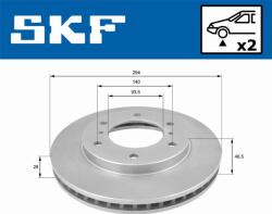 SKF Frana disc Disc frana SKF VKBD 80340 V2 (SKFVKBD80340V2)