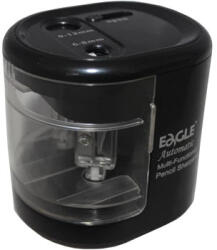 EAGLE Hegyező asztali 2 lyukú elektromos elemes és hállózati adapterrel működtethető EG5161 Eagle fekete (EG5161/+ADAPTER) - iroszer24