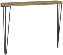PAKOWORLD Consolă Tetty, negru-negru, 90x14x75 cm (120-000306)