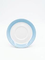  Farfurie desert 14 cm, margine albastra (des-blue-14)