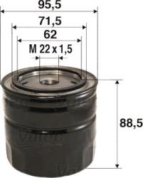 Valeo Filtru ulei Valeo 586097 - compatibil Chrysler, Rover, Dodge, Jeep (VALEO586097)