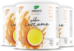 Nature’s Finest Golden Curcuma Latte | golden milk kurkumás latte | napi wellness, emésztési egyensúly, természetes energia | zab béta-glükán, gyömbér, fahéj | kókuszcukor | 375g