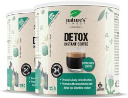 Nature’s Finest Detox Coffee | chlorella + máriatövis + articsóka detox keverék | Arabica kávé máj- és emésztéstámogatáshoz | 250g