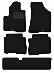 Wielganizator Autószönyegek Hyundai SantaFe II 2006-2012-hez Lux szett fekete 5 db