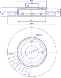Bosch Frana disc Disc frana Bosch 0 986 479 B83 (BOSCH0986479B83)