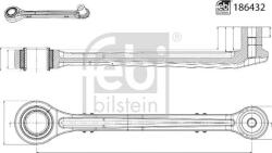 FEBI Bilstein Stabilizare, Rigidizare Bieleta antiruliu FEBI Bilstein 186432 - compatibil Mercedes-Benz - FEBI Bilstein (FEBIBILSTEIN186432)