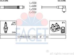 Facet Cablu aprindere, piese racordare Facet 4.7246 - compatibil Renault, Nissan, Dacia (FACET47246)