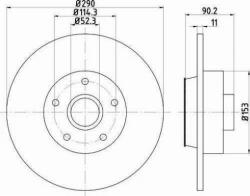 SKF Frana disc Disc frana SKF VKBD 1029 (SKFVKBD1029)