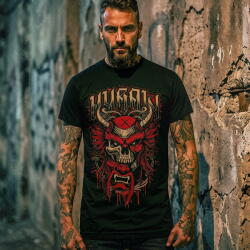HYRAW мъжка тениска hyraw - oni mask - 262ts07