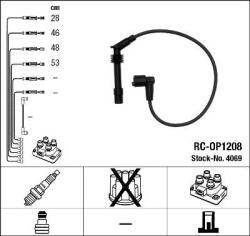 NGK Cablu aprindere, piese racordare NGK 4069 (NGK4069)