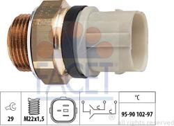 Facet Comutator, senzor Facet 7.5652 - compatibil Audi, Seat, Vw, Skoda (FACET75652)