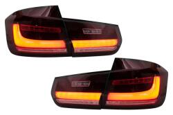 KITT Lightning Stopuri LED BAR pentru BMW Seria 3 F30/F31 2011-2019 rosu clar secvential (TLBMF30TTLEDRC)