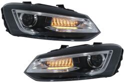 KITT Faruri LED VW Polo 6R 6C 2009-2017 RHD cu design Devil Eye (HLVWPOMK6RHD)