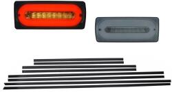 KITT Stopuri LED fumurii cu bandouri negre pentru Mercedes G-Class W463 (COTLMBW463LBSDM)