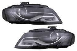 KITT Specials Faruri LED DRL negre pentru Audi A4 B8 8K 2008-2011, set stanga-dreapta (HLAUA4B8L)