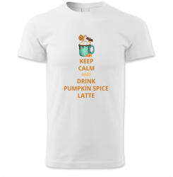 polofun. hu Keep calm and drink pumpkin spice latte, Halloween