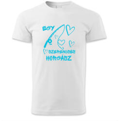 polofun. hu Egy szerencsés horgász, horgászbot, szívecske