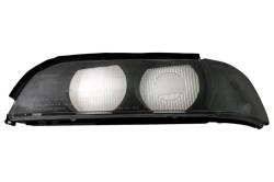KITT Specials Sticla far stanga pentru BMW Seria 5 E39 1995-2000, plastic rezistent (HGBME39SL)
