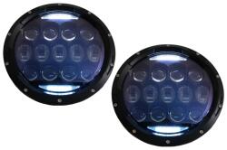 KITT Faruri Full LED CREE 7 inch cu Halo DRL pentru Jeep Wrangler TJ si JK (HLU7INCHLN1)