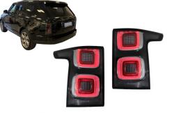 KITT Lightning Stopuri Full LED negre pentru Range Rover Vogue IV L405 2013-2017, design Facelift (TLRRVL405FLC)