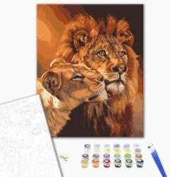 Brushme Pictare conform numerelor lei îndrăgostiți - 40x50