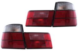 KITT Stopuri spate BMW Seria 5 E34 Sedan 1987-1995 rosu-alb, set 2 piese (TLBME34)