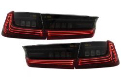 KITT Lightning Stopuri LED BMW Seria 3 G20 Sedan 2018-2022 aspect laser rosu fumuriu (TLBMG20LSVL)