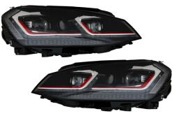 KITT Faruri LED pentru VW Golf 7 VII 2012-2017 GTI Design cu semnal dinamic (HLVWG7FRBX)