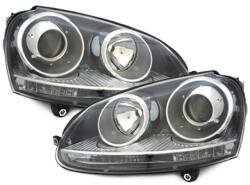 KITT Lightning Faruri DEPO GTI Look negre pentru VW Golf 5 si Jetta 3, 2003-2009 (SWV06DB)
