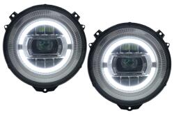 KITT Faruri Full LED pentru Mercedes G-Class W463 2005-2017, Crom, Design Facelift 2018 (HLMBW463NLC)