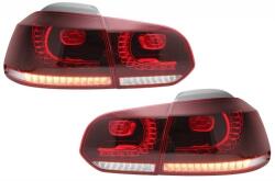 KITT Specials Stopuri Full LED pentru VW Golf 6 VI 2008-2013, design GTI R20 (TLVWG6R20RCLED)