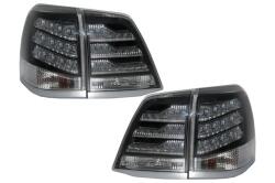 KITT Stopuri LED alb/negru pentru Toyota Land Cruiser J200 FJ200 2007-2011 (TLTOLC08FLEDB)