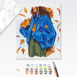 Brushme Pictare conform numerelor outfit de toamnă - 40x50