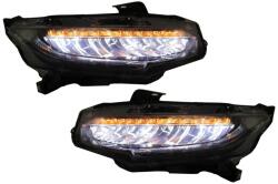 KITT Specials Faruri Full LED pentru Honda Civic Mk10 FC/FK 2016-2020 cu semnalizare dinamica (HLHOCIFK)