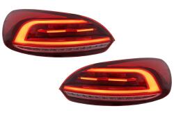 KITT Specials Stopuri LED rosii cu semnal dinamic pentru VW Scirocco Mk3 Hatchback (TLVWSCRR)